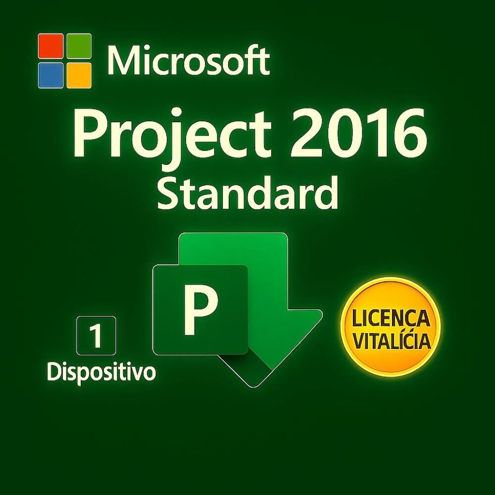 Project 2016 Standard - Licença Digital - ESD