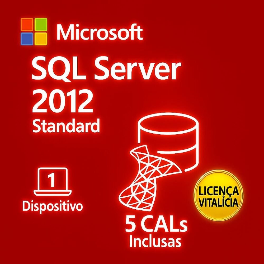 SQL Server 2012 Standard – Licença Digital - ESD