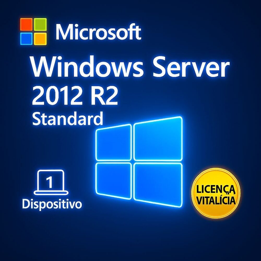 Windows Server 2012 R2 Standard - Licença Digital - ESD