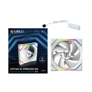 FAN 120MM LIAN LI UNI FAN SL WIRELESS, ARGB, WHITE - 12SL1W1W - Imagem 4
