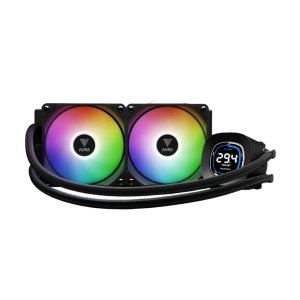 WATER COOLER 240MM GAMDIAS AURA GL 240 DIGITAL, ARGB, BLACK - AURA GL 240 DIGITAL - Imagem 4