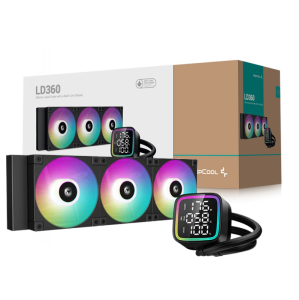 WATER COOLER 360MM DEEPCOOL LD360 AIO, ARGB, BLACK - R-LD360-BKMSN-G-1 - Imagem 3