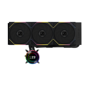 WATER COOLER 360MM LIAN LI HYDROSHIFT II LCD-C 360TL, DISPLAY LCD 2.1", BLACK - GHS2LCD36TB - Imagem 4