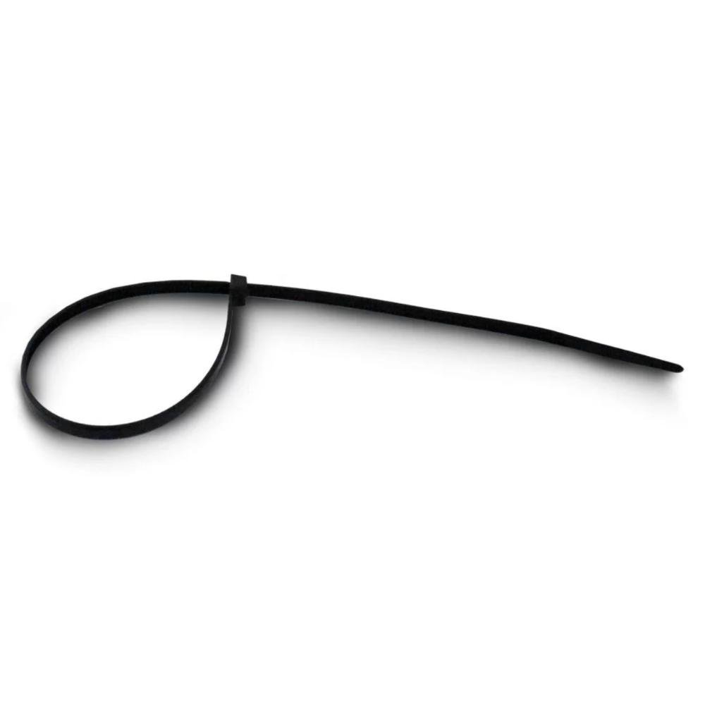 Cinta Abraçadeira de Nylon Storm Pacote c/ 100 un. 2.5x150mm Preta - ABCD0008