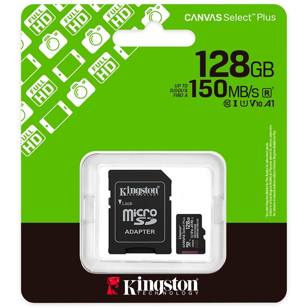 Cartão de Memória Adata 128GB Micro SD + Adaptador - AUSDX128GUICL10A1-RA1
