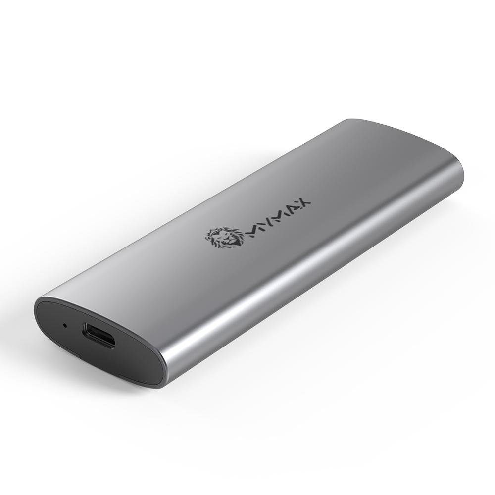 Case Externo Hiksemi Para SSD M.2 SATA e NVMe USB 3.1 Tipo C - HS-HUB-MD202(STD)