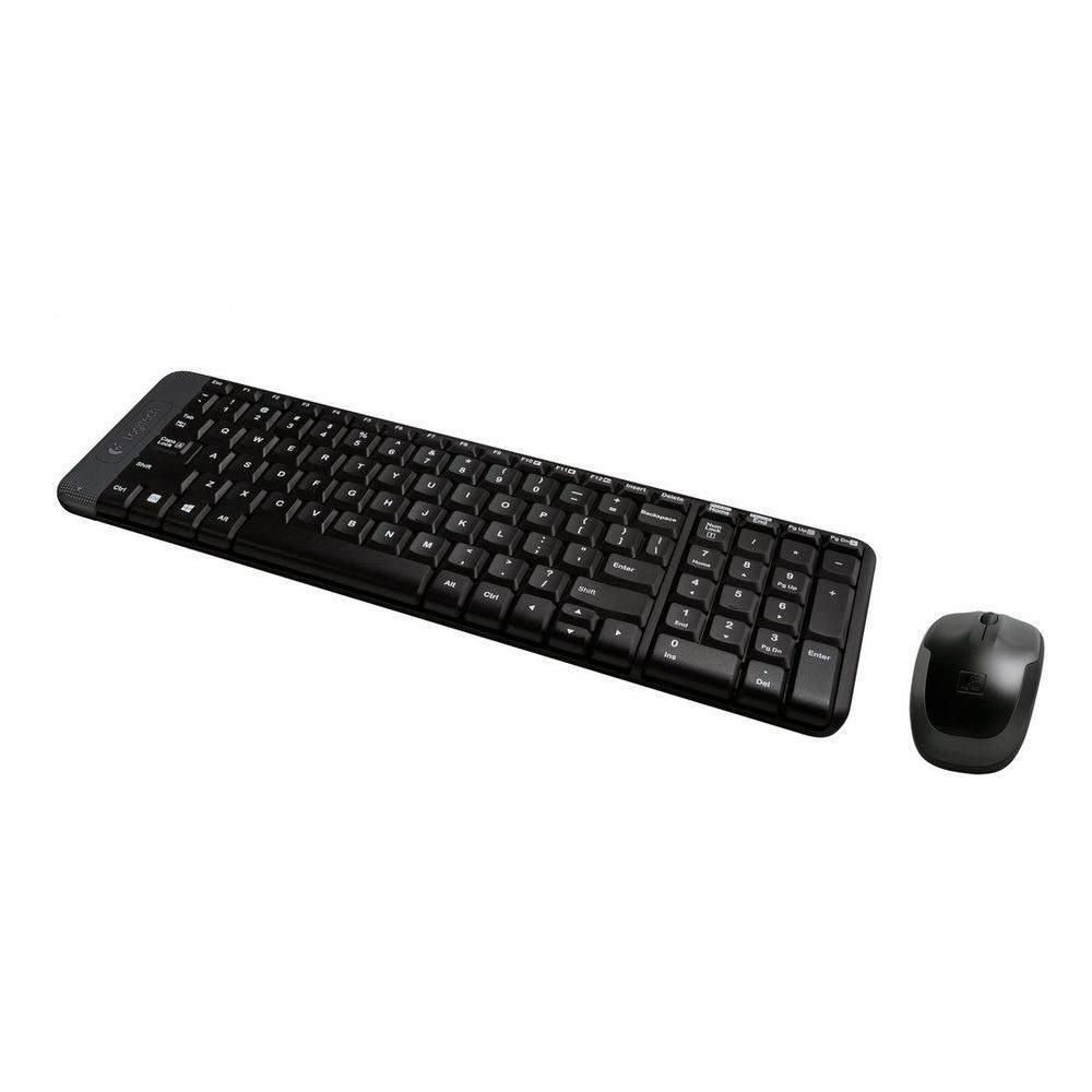 Kit Teclado e Mouse Logitech MK200 Multimidia - 920-002718