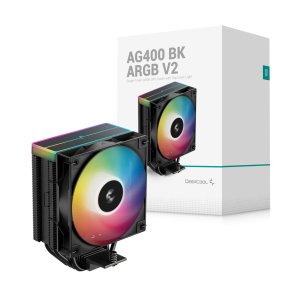 AIR COOLER 120MM DEEPCOOL AG400 ARGB V2, BLACK - R-AG400-BKAMMN-GJD