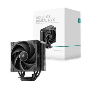 AIR COOLER 120MM DEEPCOOL AK400 G2 DIGITAL NYX, DISPLAY TEMPERATURA, BLACK - R-AK400G2-BKNNMN-GJD-1