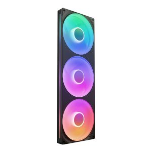 FAN 420MM NZXT F420, RGB, TRIPLE CORE (3 X 140MM), BLACK - RF-U42HF-B1 - Imagem 3