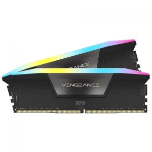 KIT MEMÓRIA 64GB DDR5 (2 X 32GB) 7000MHZ CORSAIR VENGEANCE RGB, BLACK - CMH64GX5M2B7000C40