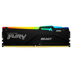 MEMÓRIA 16GB DDR5 6400MHZ KINGSTON FURY BEAST RGB, BLACK - KF564C32BBEA-16