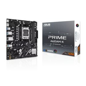 PLACA MÃE ASUS PRIME A620AM-K, AMD AM5, MATX, DDR5 - PRIME A620AM-K - Imagem 4