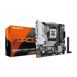 PLACA MÃE GIGABYTE B650EM FORCE WIFI6E, AMD AM5, MATX, WF/BLT, DDR5, BLACK - B650EM FORCE WF6E
