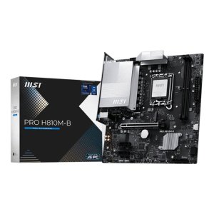 PLACA MÃE MSI PRO H810M-B, INTEL LGA 1851, MATX, DDR5, BLACK - PRO H810M-B - Imagem 4