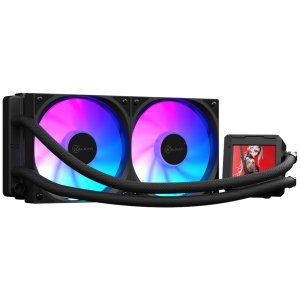 WATER COOLER 240MM KALKAN AURA LCD, ARGB, DISPLAY LCD 2.4" CUSTOM, BLACK - KLK00102 - Imagem 4