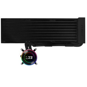 WATER COOLER 360MM LIAN LI HYDROSHIFT II LCD-C 360N, DISPLAY LCD 2.1", S/ FANS, BLACK - GHS2LCD36B - Imagem 3