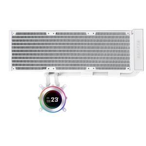 WATER COOLER 360MM LIAN LI HYDROSHIFT II LCD-C 360N, DISPLAY LCD 2.1", S/ FANS, WHITE - GHS2LCD36W - Imagem 4