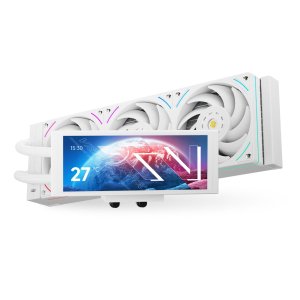 WATER COOLER 360MM THERMALRIGHT TROFEO VISION, ARGB, DISPLAY LCD, WHITE - TROFEO VISION 360 ARGB WHITE