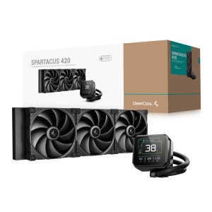 WATER COOLER 420MM DEEPCOOL SPARTACUS, DISPLAY LCD 3.4?, BLACK - R-SPT420-BKDSMP-G-1