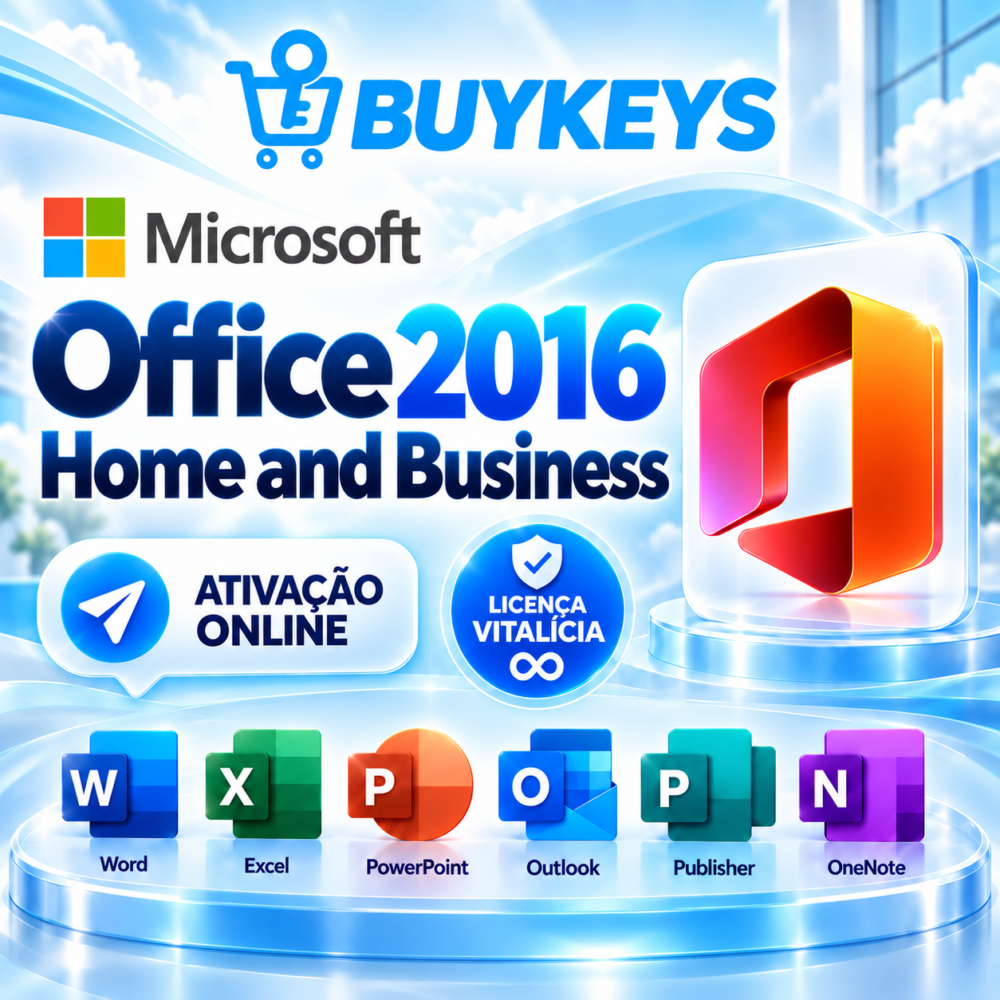 Office 2016 Home And Business - Licença Digital - ESD